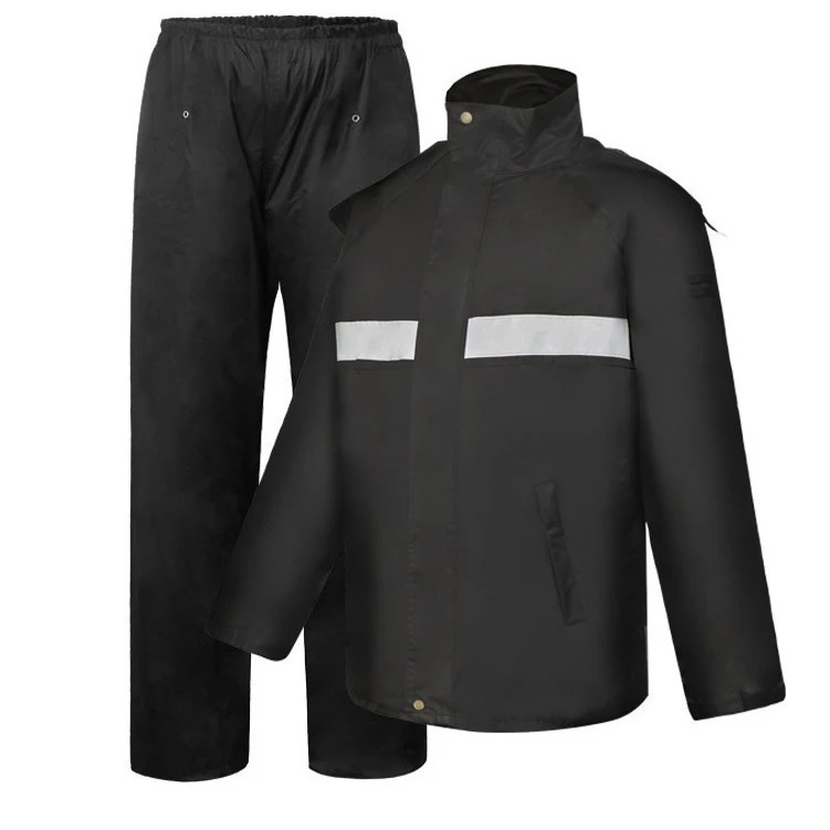 Custom Best Quality Police Black Raincoat